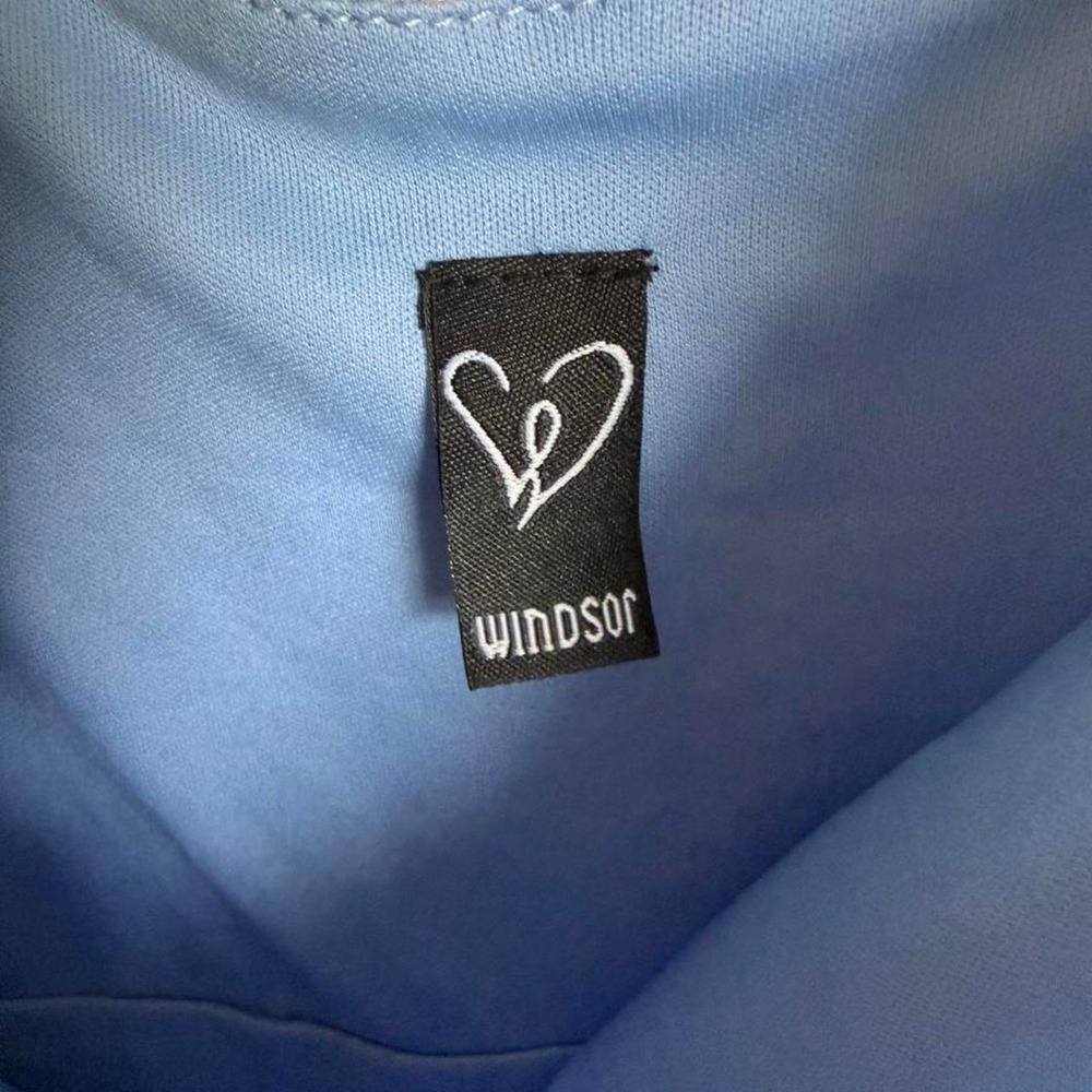 Windsor Iridescent Light Blue Sequin Spaghetti-Strap Mini Dress sz 7 0022 - Picture 8 of 8